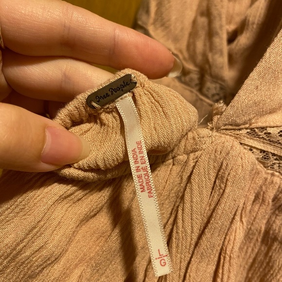 Free people blouse | sz L - Picture 4 of 6